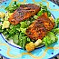 Ancho-Lachs-Caesar-Salat