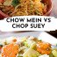 Chicken Chow Mein Or Chop Suey