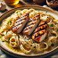 Fettuccini With Grilled Chicken