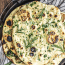 Knoblauch Basilikum Naan