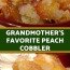 Homemade Peach Cobbler