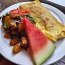 Loaded Veggie Omelette