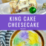 Mardi Gras Cheesecake