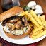 Mushrooms Swiss Burger