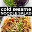 Sesame Cold Noodles