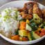 Steamed Chicken With Mixed Vegetables