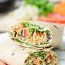 Vegetarischer Wrap