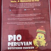 Pio Peruvian Rotisserie Chicken